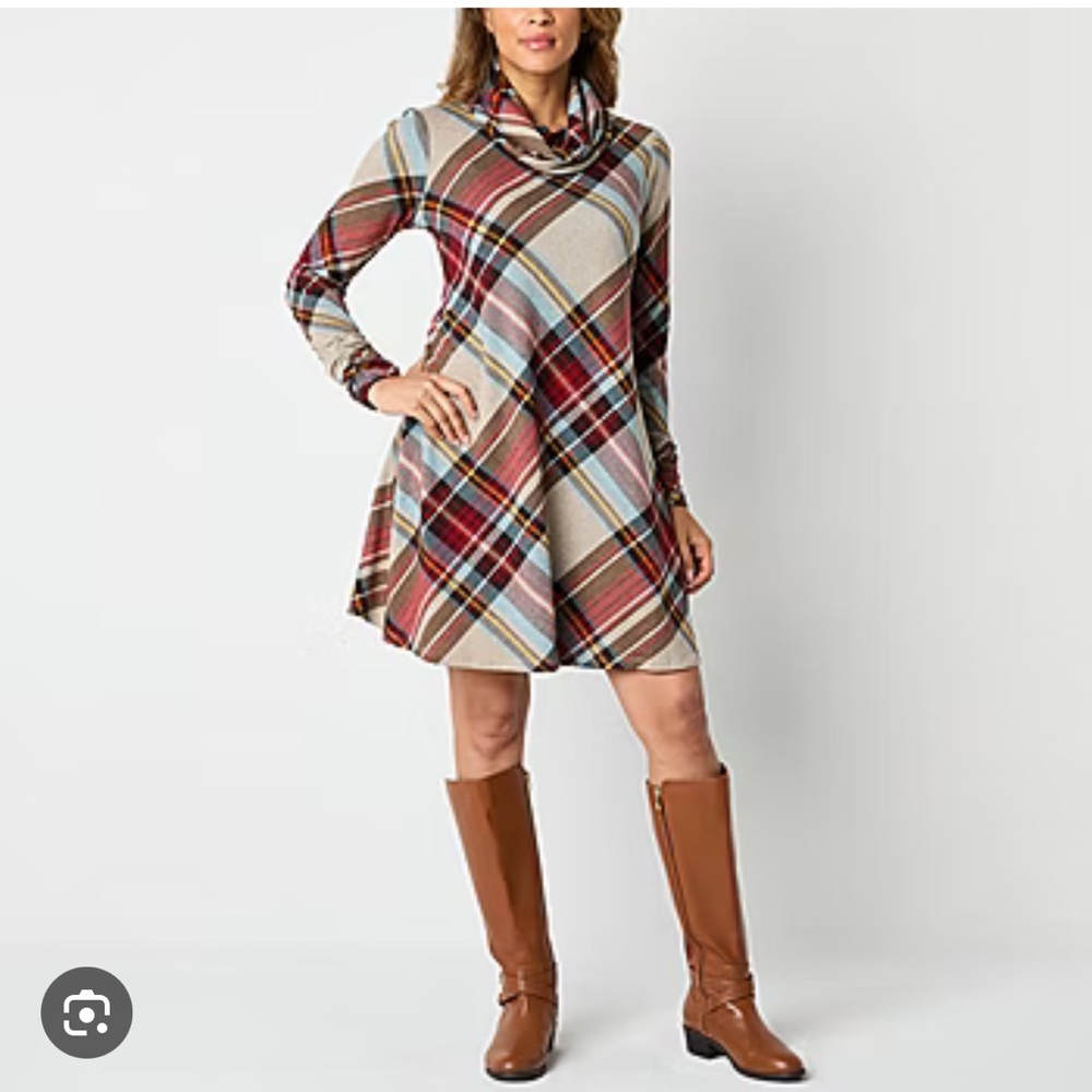 🌷 Chris & Carol Soft Plaid Dress 🌷